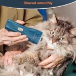 oneisall Pet Clipper for Cat Matted Hair, Pet Shaver for Cats Quiet Pet Hair Clippers Cordless Cat Clippers for Matted Hair Cat Clippers for Long Hair