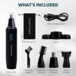 VIVID LIVELY 3-in-1 Nose Hair Trimmer for Men – 2025 Professional Painless USB Rechargeable, IPX6 Waterproof, Easy to Use