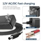 Replacement 12V Electric Scooter Charger Power Supply for Razor E90 E95 95 90, XLR8R, ePunk, Electric Squeaker, Kids Ride-On Toys Power Cord Listed Power Cord Adapter